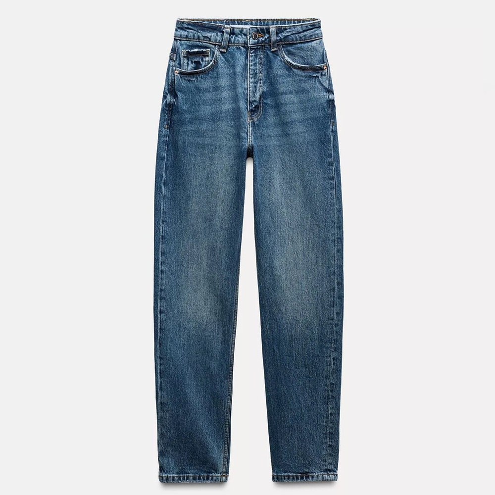 ZARA Z1975 MOM FIT JEANS WITH A HIGH WAIST
